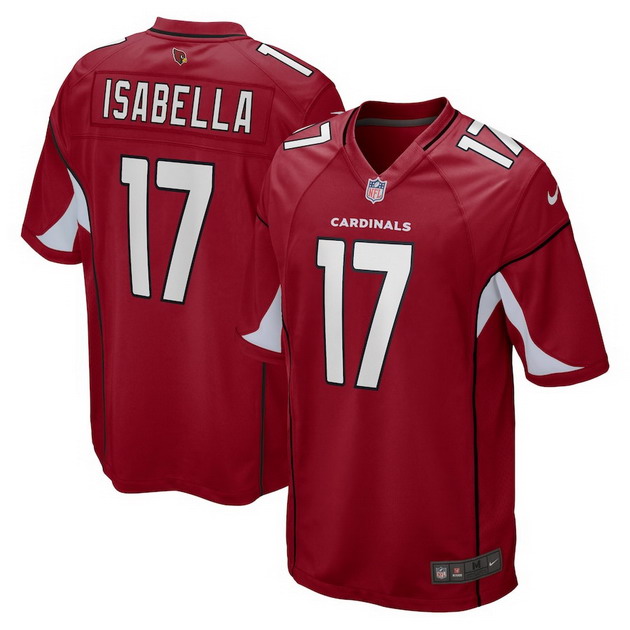 mens nike andy isabella cardinal arizona cardinals game player jersey